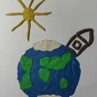 «Берегите наш общий дом» (пластилинография, 4-5 лет)