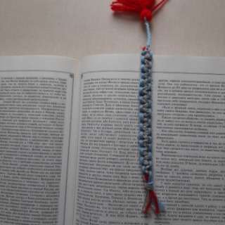 «Плетение закладки для книг с кисточкой»